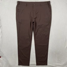 Jack Archer JetSetter Tech Pants Men's 38x29 Slim Brown Performance Office Golf