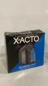 X-ACTO School Pro Electric Pencil Sharpener with Six Size Dial Z4 - Black