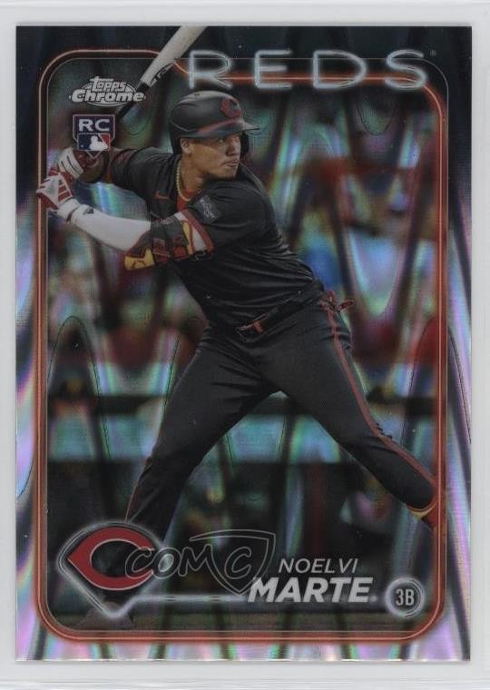 2024 Topps Chrome RayWave Refractor Noelvi Marte #177 10c7