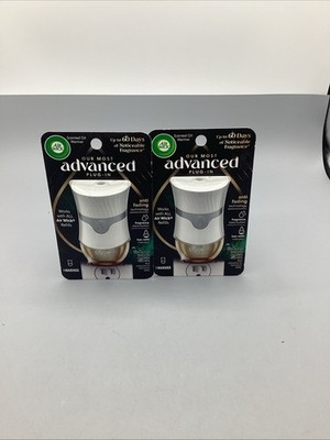 (2) Air Wick Plug in Scented Oil Advanced Gadget, Air Freshener, Essential Oils