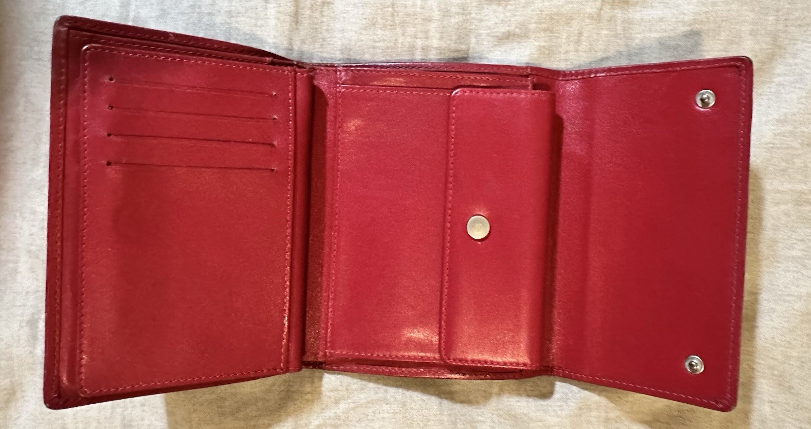Vintage cute RO  Red Wallet - image 2