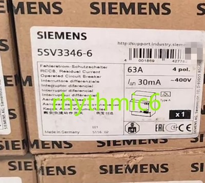 New 5SV3346-6 Residual Current Device (RCD)