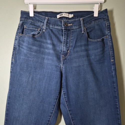Jeans donna Levis 515 10 blu taglio stivaletto vita media denim elasticizzato classico casual - Foto 2 di 18