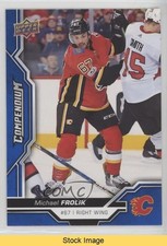 2018-19 Upper Deck Compendium Blue Michael Frolik #65 READ 7ql
