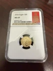 2026 Eagle 1/10 oz Gold $5, NGC MS 69,  The Official Red Book Label -