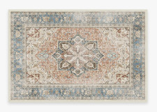 Ruggable Kamran Coral Flatwoven Cover - 2x3 ft., Cover Only, Machine Washable