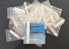 Wurkin Stiffs 3 paia supporti magnetici per collari argento 2 pollici + 64 supporti in plastica