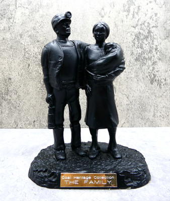 Kingmaker Coal Heritage Collection The Family Miner Skulptur Figur Turm