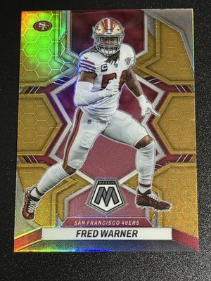 2022 Mosaic Fred Warner CASE HIT Honeycomb #222 San Francisco 49ers SP