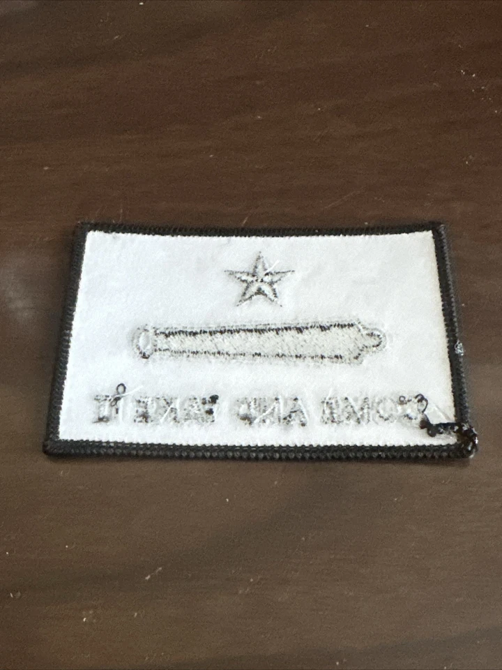 COME AND TAKE IT Flag Patch Texas Revolution Embroidered Sew On GONZALES CANNON - Image 3 of 4