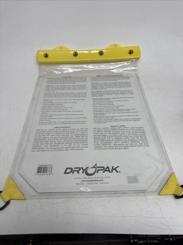 Dry Pak Multi-Purpose Plastic Clear Case, 12" x 16" New Unused Old Stock! Rare! - Picture 4 of 5