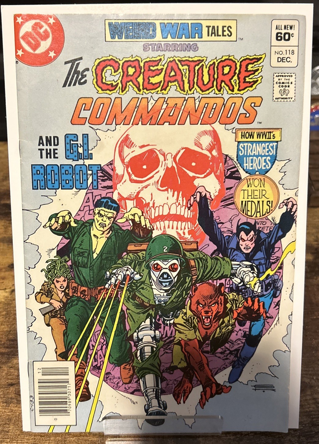 DC Comics Weird War Tales #118 Creature Commandos & G.I. Robot Bronze ...