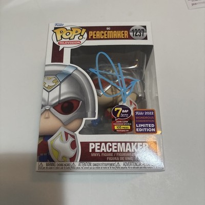 Funko Pop! DC Comics Suicide Squad Peacemaker #1237 - Signed - John Cena JSA 