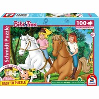Schmidt Spiele Bibi & Tina Sommerausritt Puzzle Kinderpuzzle 100 Teile 6 Jahre