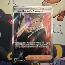 Team Rocket’s Giovanni 225/182 NM – Full Art Holo – 2025 Pokémon Destined Rivals