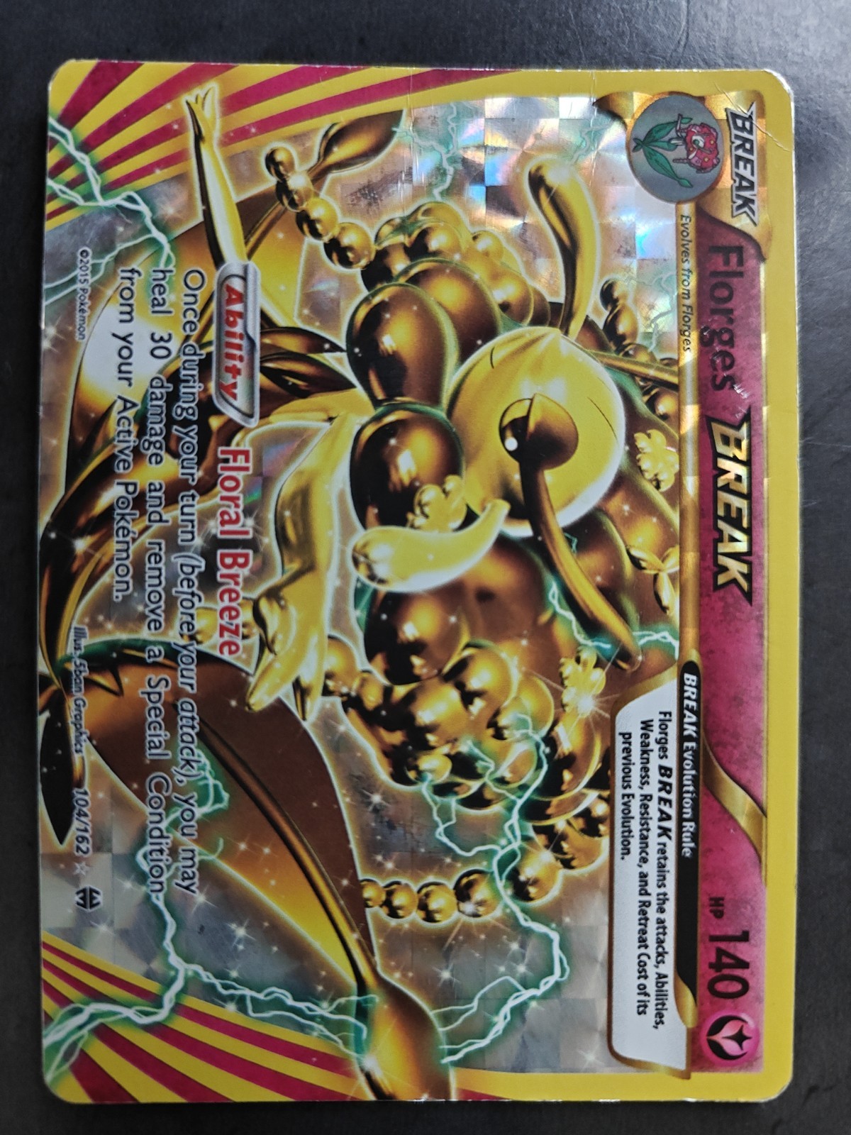 Florges BREAK Rare BREAK XY - BREAKthrough 104/162