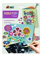 Avenir Scratch Art Bloemen Wenskaarten Set Maak Mooie Wenskaarten Scratch
