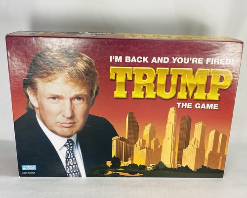 Complete! Trump the Board Game 2004 Parker Brothers I'm Back You're Fired Donald - Picture 10 of 12