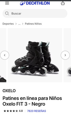 OXELO Patines en línea para Niños Oxelo FIT 3