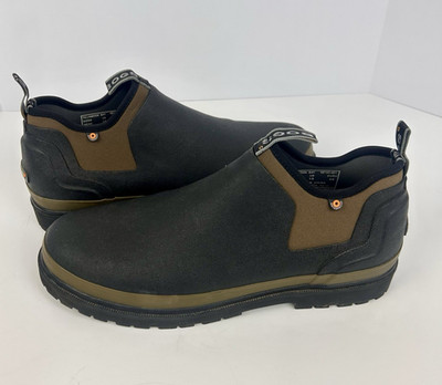 Bogs Waterproof Outdoor Shoes Men's Tillamook Bay Casual Rubber Black Size 15
