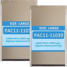 2 Pack PAC11-11039 for Pet Safe Door Replacement Flaps for Dog and Cat, Doggie R