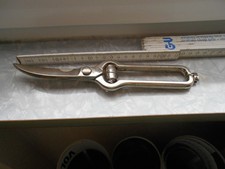 Geflügelschere - Spirale Edelstahl - verchromt - Feder GUT,