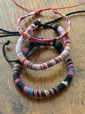 New Adjustable Woven Boho Surf Beach Bracelet Unisex -Friendship .X3Bracelets