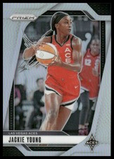 Jackie Young 2024 Panini Prizm WNBA #1 Silver Prizms Las Vegas Aces