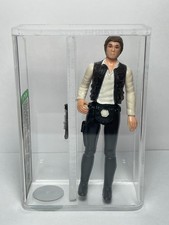 Star Wars Vintage Loose Kenner 1977 Han Solo Small Head HK AFA 80