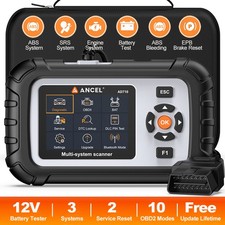 Ancel Ad710 Scanner Obd2 Car Engine Abs Srs Diagnostic Tool Epb Brake Pads Reset
