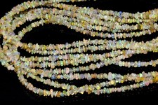 Natural Ethiopian Opal Chips Beads 4-6mm 16 Inch Smooth Uncut Polished Strand
