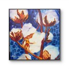 Cotton Bolls 2x12Abstracton Oil on Canvas  Expressionsim Design Home Art — photo 1