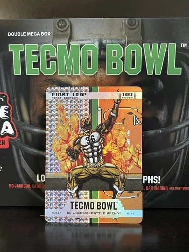Bo Jackson Battle Arena Tecmo Bowl FIRST LEAP LEROY BUTLER Endzone FIRE 100