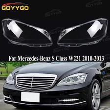 Paar Auto Scheinwerfer Linse Abdeckung für Mercedes-Benz S Klasse W221 2010-2013