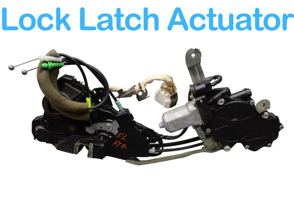 07-09 Actuador de liberación de pestillo de cerradura de puerta del lado del conductor delantero izquierdo Lexus LS460 FABRICANTE DE EQUIPOS ORIGINALES Foto 3 de 4