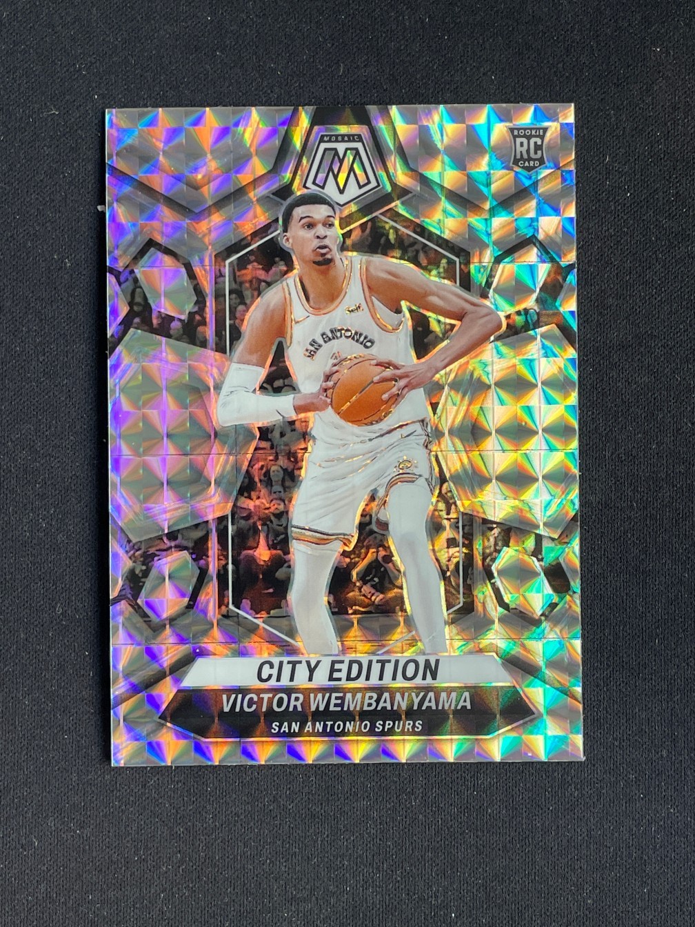 Victor Wembanyama 2023-24 Panini Mosaic City Edition Mosaic Prizm RC #282