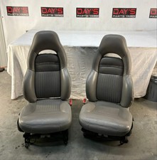 1999 Chevy C5 Corvette Rh Lh Front Pewter Leather Seat Oem 1999 Chevy C5 Corvette Rh Lh Front Pewter Leather Seat Oem