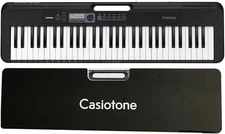 Casio Casiotone CT-S190 61-Key Portable Keyboard w/ Carrying Case Bundle NEW!