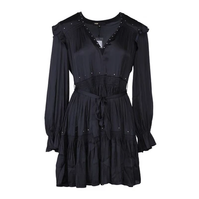 Maje Damenkleid Größe 36 FR / S mit Nieten aus Satin MFPRO02660 - Bild 1 von 4