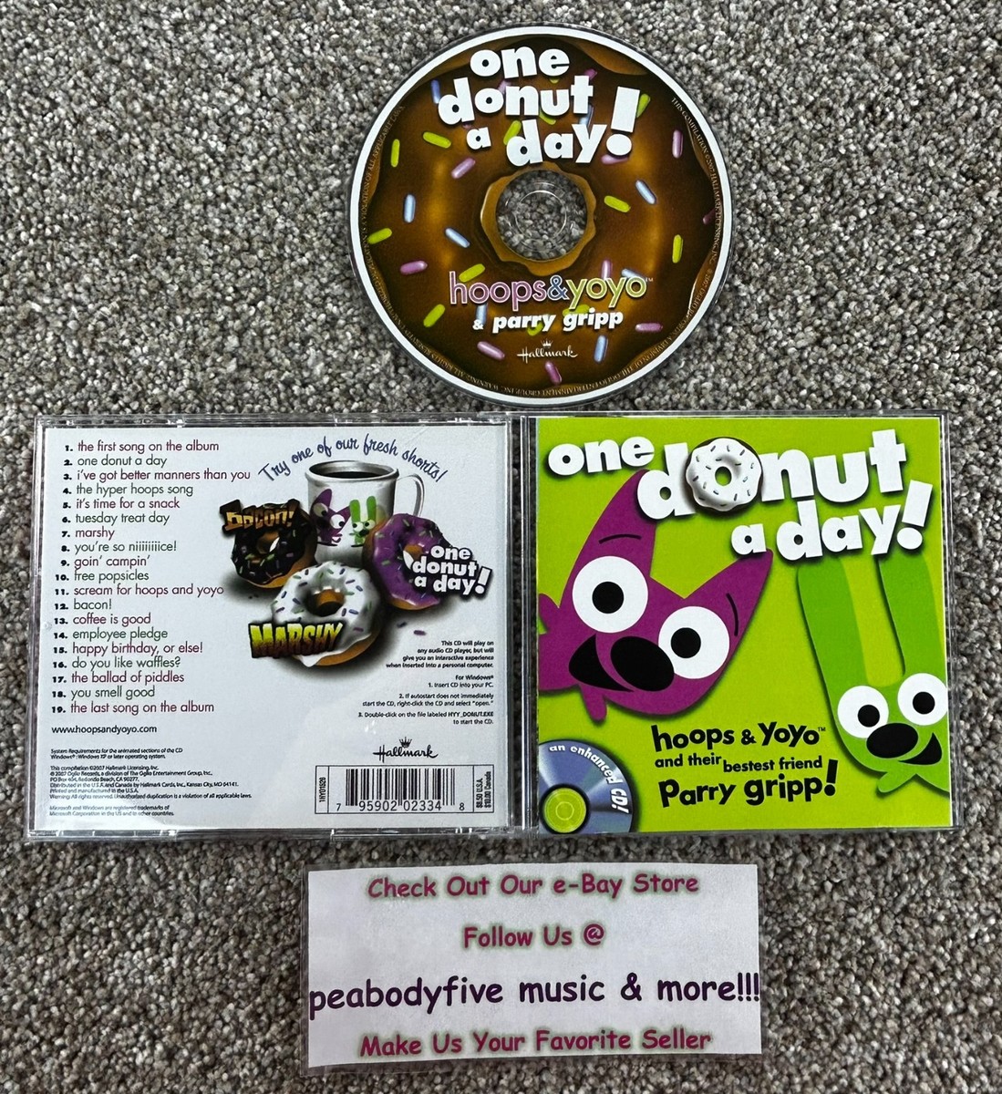 One Donut A Day! by Hoops & Yoyo and Their Bestest Friend Parry