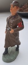 1930's Germany Hausser Lineol Elastolin army figure Brown cloth