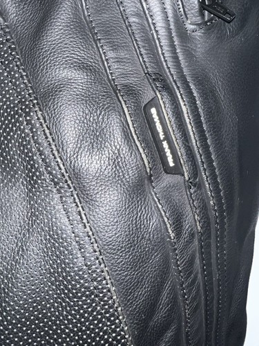 FRANK THOMAS XTI Collection Men BLACK Leather MOTORCYCLE Pants Trousers Sz 34 UK - Picture 13 of 13