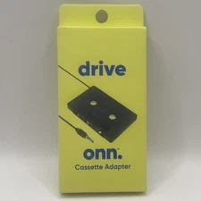 Onn Cassette Stereo Bluetooth Adapter Music For Car Radio New Sealed 