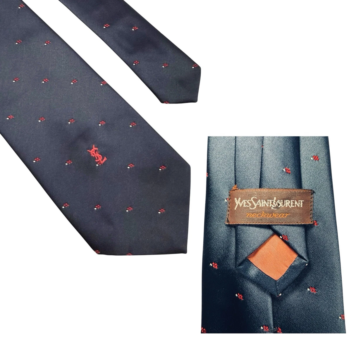 Saint Laurent Blue Classic Ties for Men for sale | eBay