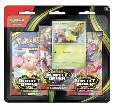 Pokémon TCG Mega Evolution 3 ~Perfect Order ~ 3-Pack Blister