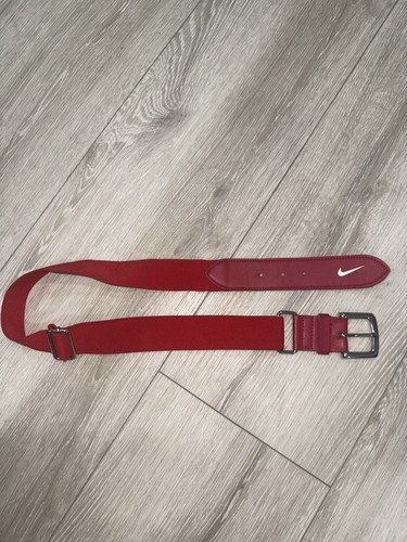 Nike Men's Red Baseball/Softball Belt - One Size