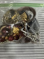 Jewelry Mix Lot Broken Pieces, Over 1 Pound For Art  lot 1 