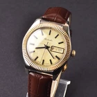 Excellent Champagne RAKETA "Rolex" USSR Day/Date Watch. Serviced. Vintage Soviet