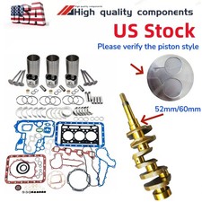 For Kubota D1803 Engine Kl34h Kl315 Tractor Overhaul Rebuild Kit+crankshaft