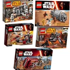 5 Lego Sets, 75078, 75136, 75134, 75099, 75079, All Figures, Manuals, No Boxes